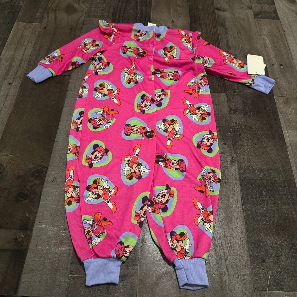 NWT VTG Kids Toddler Mickeys Stuff For Kids Minnie Girls Pajama Set Size 4T